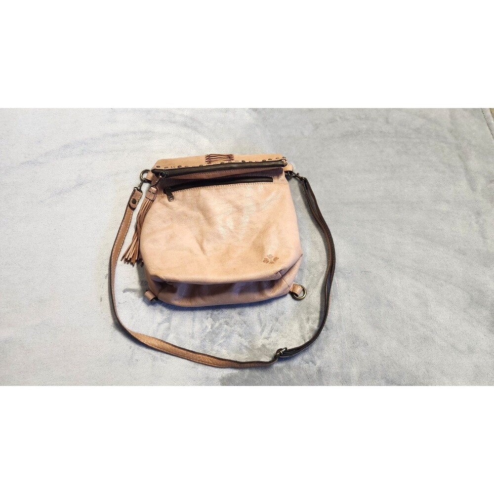 Patricia Nash Washed Denim Luzille Convertible Backpack - Picture 1 of 9